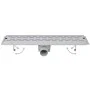 Linear shower drain 2 pieces bubble 730x140 mm stainless steel by vidaXL, Drains - Ref: Foro24-275967, Price: 89,71 €, Discou...