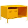 Mesa de centro acero laminado en frío amarillo 68,5x50x43,5 cm en Mesas de centro | Comprar online en Foru.es