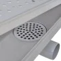 Linear shower drain 2 pieces bubble 730x140 mm stainless steel by vidaXL, Drains - Ref: Foro24-275967, Price: 89,71 €, Discou...