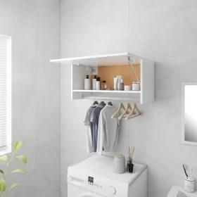 Armario de madera contrachapada blanco 70x32,5x35 cm de vidaXL, Armarios roperos - Ref: Foro24-808242, Precio: 36,20 €, Descu...