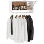 Armario de madera contrachapada blanco 70x32,5x35 cm de vidaXL, Armarios roperos - Ref: Foro24-808242, Precio: 36,20 €, Descu...