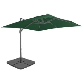 Sombrilla de jardín con base portátil verde de vidaXL, Sombrillas - Ref: Foro24-276345, Precio: 374,68 €, Descuento: %