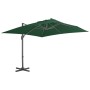 Sombrilla de jardín con base portátil verde de vidaXL, Sombrillas - Ref: Foro24-276345, Precio: 383,27 €, Descuento: %