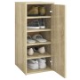 Muebles zapateros 2 uds contrachapado roble Sonoma 32x35x70 cm de vidaXL, Zapateros y organizadores de calzado - Ref: Foro24-...