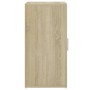 Muebles zapateros 2 uds contrachapado roble Sonoma 32x35x70 cm de vidaXL, Zapateros y organizadores de calzado - Ref: Foro24-...