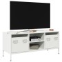 Mueble para TV acero laminado en frío blanco 101,5x39x43,5 cm en Muebles TV | Comprar online en Foru.es