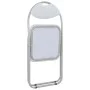 Sillas de comedor plegables 4 unidades cuero sintético blanco de vidaXL, Sillas de comedor - Ref: Foro24-278595, Precio: 130,...