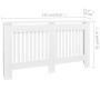 Cubiertas para radiador 2 unidades MDF blanco 152 cm de vidaXL, Accesorios para radiadores de calefacción - Ref: Foro24-27600...