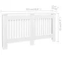 Cubiertas para radiador 2 unidades MDF blanco 152 cm de vidaXL, Accesorios para radiadores de calefacción - Ref: Foro24-27600...