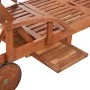 Sun loungers 2 units and solid acacia wood table by vidaXL, Loungers - Ref: Foro24-274662, Price: 396,19 €, Discount: %