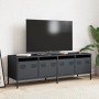 Mueble de TV acero laminado en frío antracita 135x39x43,5 cm en Muebles TV | Comprar online en Foru.es