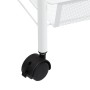 Carrito de cocina 5 niveles hierro blanco 46x26x105 cm de vidaXL, Carros de cocina y comedor - Ref: Foro24-336329, Precio: 63...