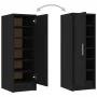 Mueble zapatero de aglomerado negro 32x35x92 cm de vidaXL, Zapateros y organizadores de calzado - Ref: Foro24-808973, Precio:...