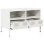 Mueble para TV acero laminado en frío blanco 68x39x43,5 cm en Muebles TV | Comprar online en Foru.es