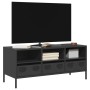 Mueble para TV acero laminado en frío negro 101,5x39x43,5 cm en Muebles TV | Comprar online en Foru.es