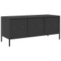 Mueble para TV acero laminado en frío negro 101,5x39x43,5 cm en Muebles TV | Comprar online en Foru.es