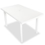 Juego de comedor de jardín 7 piezas plástico blanco de vidaXL, Conjuntos de jardín - Ref: Foro24-275075, Precio: 643,85 €, De...