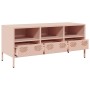 Mueble para TV acero laminado en frío rosa 101,5x39x43,5 cm en Muebles TV | Comprar online en Foru.es