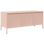 Mueble para TV acero laminado en frío rosa 101,5x39x43,5 cm en Muebles TV | Comprar online en Foru.es