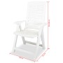 Juego de comedor de jardín 7 piezas plástico blanco de vidaXL, Conjuntos de jardín - Ref: Foro24-275075, Precio: 643,85 €, De...