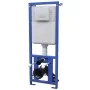 Inodoro suspendido de pared con cisterna oculta cerámica blanco de vidaXL, Baños - Ref: Foro24-275791, Precio: 316,34 €, Desc...