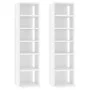 Muebles zapateros 2 uds contrachapada blanco 27,5x27x102 cm de vidaXL, Zapateros y organizadores de calzado - Ref: Foro24-808...
