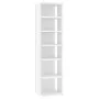 Muebles zapateros 2 uds contrachapada blanco 27,5x27x102 cm de vidaXL, Zapateros y organizadores de calzado - Ref: Foro24-808...