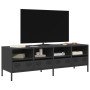 Mueble para TV acero laminado en frío negro 135x39x43,5 cm en Muebles TV | Comprar online en Foru.es