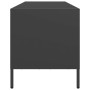 Mueble para TV acero laminado en frío negro 135x39x43,5 cm en Muebles TV | Comprar online en Foru.es