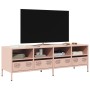 Mueble para TV acero laminado en frío rosa 135x39x43,5 cm en Muebles TV | Comprar online en Foru.es