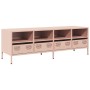 Mueble para TV acero laminado en frío rosa 135x39x43,5 cm en Muebles TV | Comprar online en Foru.es