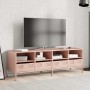 Mueble para TV acero laminado en frío rosa 135x39x43,5 cm en Muebles TV | Comprar online en Foru.es