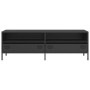 Mueble para TV acero laminado en frío negro 135x39x43,5 cm en Muebles TV | Comprar online en Foru.es
