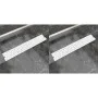 Linear shower drain 2 pcs bubble 630x140 mm stainless steel by vidaXL, Drains - Ref: Foro24-275966, Price: 78,59 €, Discount: %