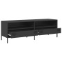 Mueble para TV acero laminado en frío negro 135x39x43,5 cm en Muebles TV | Comprar online en Foru.es