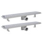 Desagüe ducha lineal 2 pzs burbuja 630x140 mm acero inoxidable de vidaXL, Desagües - Ref: Foro24-275966, Precio: 82,35 €, Des...