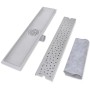Desagüe ducha lineal 2 pzs burbuja 630x140 mm acero inoxidable de vidaXL, Desagües - Ref: Foro24-275966, Precio: 82,35 €, Des...