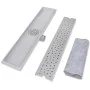 Linear shower drain 2 pcs bubble 630x140 mm stainless steel by vidaXL, Drains - Ref: Foro24-275966, Price: 78,59 €, Discount: %