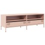 Mueble para TV acero laminado en frío rosa 135x39x43,5 cm en Muebles TV | Comprar online en Foru.es
