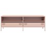 Mueble para TV acero laminado en frío rosa 135x39x43,5 cm en Muebles TV | Comprar online en Foru.es