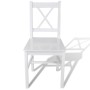 Sillas de comedor 6 unidades madera de pino blanco de vidaXL, Sillas de comedor - Ref: Foro24-271496, Precio: 272,37 €, Descu...
