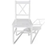 Sillas de comedor 6 unidades madera de pino blanco de vidaXL, Sillas de comedor - Ref: Foro24-271496, Precio: 268,31 €, Descu...