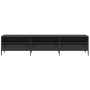 Mueble para TV acero laminado en frío negro 202x39x43,5 cm en Muebles TV | Comprar online en Foru.es