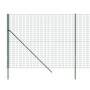 Cerca de alambre de acero galvanizado verde 2,2x25 m de vidaXL, Paneles de vallas - Ref: Foro24-154063, Precio: 276,06 €, Des...