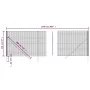 Green galvanized steel wire fence 2.2x25 m by vidaXL, fence panels - Ref: Foro24-154063, Price: 269,87 €, Discount: %