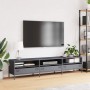 Mueble de TV acero laminado en frío antracita 202x39x43,5 cm en Muebles TV | Comprar online en Foru.es