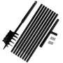 Earth Auger with 180 mm Handle and 9 m Steel Extension Tube by vidaXL, Helical augers - Ref: Foro24-270532, Price: 124,05 €, ...