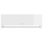 Armario de madera contrachapada blanco brillante 100x32,5x35 cm de vidaXL, Armarios roperos - Ref: Foro24-808239, Precio: 64,...