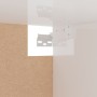Armario de madera contrachapada blanco brillante 100x32,5x35 cm de vidaXL, Armarios roperos - Ref: Foro24-808239, Precio: 64,...