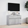 Mueble de TV con LED madera ingeniería gris Sonoma 91x34x61 cm en Muebles TV | Comprar online en Foru.es